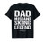 Dad Husband Skiing Legend Skier Gift Slopes Winter Snow T-Shirt