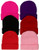 ToBeInStyle 6 Pack Girls' Knitted Acrylic Winter Beanies - Basic - OS