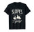 Snow Skiing Snowboarding On the Slopes getting tipsy T-Shirt