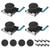 3D Replacement Joystick Analog?Thumb Stick for Nintendo Switch JoyCon Controller ?Replacement Left and Right Analog Controller Joystick with Thumb Stick Caps  and  Screws(4Pack)