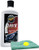MEGUIAR'S PlastX Clear Plastic Cleaner  and  Polish (10 oz) Bundle with Microfiber Cloth  and  Foam Pad (3 Items)