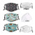 Megpo 3Pcs Chihuahua Dog Face Mask with Filter Pocket Washable Reusable Face Bandanas Balaclava with 10 Filters