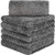 CARCAREZ Microfiber Towels for Cars - 16x16 inch - Plush Edgeless Microfiber Towel - 6 Pack Car Microfiber Towel