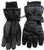 N'Ice Caps Women's Cold Weather Thinsulate and Waterproof Ski Gloves with Ridges (Medium, Black)