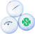 (Set of 3) Monogram Golf Balls, Personalized Monogram Golf Balls, Custom Monogram Golf Balls for Him - GLF07