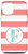 iPhone 12/12 Pro Letter F Initial Monogram Pink And White Stripes Phone Case