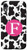 iPhone XR Cute Letter F Initial Monogram Name Cow Print Pattern Gift Case