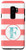 Galaxy S9Plus Letter F Initial Monogram Pink And White Stripes Phone Case