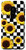 Galaxy S9Plus Sunflower Checkered Checkerboard Black and White Girly Phone Case