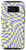 Galaxy S8 Crazy Checkers Purple Checkered Board Yellow Girly Phone Case