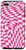 iPhone 7 Plus/8 Plus Crazy Checkers Pink Checkered Board White Girly Phone Case