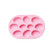 Silicone Molds Non-stick Chocolate Candy Molds Silicone Baking Molds,Easter Egg Shape Cake Baking Mold DIY Chocolate Bakeware Pan for Fondant, Cake, Cookie, Soap, Easter Egg Mold DIY Tools (Pink)