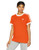 adidas Originals Women's 3 Stripes T-Shirt, orange, 2XS adidas Originals Women's 3 Stripes T-Shirt, orange, 2XS