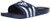 adidas Adissage, White/Dark Blue, 9 M US