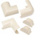 D-Line Cable Raceway Accessories   Join Multiple Channels of D-Line Cord Covers   Connector Multipack (Maxi (Large), Beige)