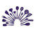 Gourmac 12.5 inch Melamine Pasta Spaghetti Spoon VIOLET