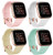 Sunnyson 4PCS Bands Compatible with Fitbit Versa/Versa 2/Fitbit Versa Lite,Sport Bands Replacement for Fitbit Versa/Versa 2/Fitbit Versa Lite.
