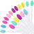 18PCS Silicone Mini Exfoliating Brush 6 Colors, Double-Sided Lip Brush, Soft Cleaning Lip Brush, Lip Exfoliator Brush, Lip Scrub Brush Beauty Tool for Smoother Skin and Fuller Lip Appearance