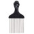 Funny Flat Comb - Pick Hair Plastic Afro Comb Insert Hair Curly Brush Fork Plastic Hair Pick Comb Anti-Static Hairstyling Tool