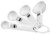 Ekco 4 Piece Plastic Measuring Spoon Set, White