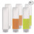 6PCS 30g Empty Refillable Travel Plastic Soft Tubes Make up Lotion Cosmetic Bottles Container with Flip Cap for Facial Cleanser Shampoo Cleanser Show
