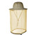 PiscatorZone Mosquito hat with Netting Outdoor Sun Hat Bucket Hat Head Net Hat Khaki