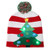 LED Light Up Knitted Ugly Sweater Hat Holiday Xmas Christmas Beanie Cap (Hat)