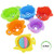 Bignc Sand Stacking Cups Under The Sea Animals Bath Toys for Boys and Girls