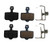 Bicycle Brake Pads for Avid Elixir/Sram,Semi-Metallic Bike Disc MTB (2 Pairs)