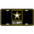 EagleEmblems US Army License Plate Star Logo
