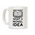 LookHUMAN Writing? What a Novel Idea White 11 Ounce Ceramic Coffee Mug