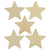 CleverDelights 1.5 Inch Wood Stars - 100 Pack - 1/16 inch Thick - 1 1/2 inch Unfinished Craft Pieces