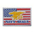 Navy Seals Patch Tactical Patch Uniform Military Embroidered Applique (Red)