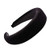 Sayhi Foam Gold Velvet Sponge Headband Candy Color Hair Accessories Women Hair Head Hoop Sweet Girls Hair Headband(Black,free size)