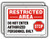 (2 pack ) Stop Sign Warning Restricted Area sign, Do Not Enter Authorized Personnel Only Sign, 10 X 7 Inches Rust Free Aluminum, Weather/Fade Resistant, Easy Mounting Waterproof, Durable Ink