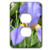 3dRose lsp_22731_6 Lavender Iris 2-Plug Outlet Cover
