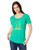 OTS NHL Minnesota North Stars Women's Slub Scoop Tee, Distressed Logo, Large