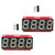 Milageto 2x LED Display Module HT16K33 I2C 0.56 '' 4 Digit Seven Segment for