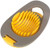 Boiled Egg Cutter Fruit Slicer Stainless-Steel - Strawberry Cutting Wires Kitchen Egg Slicers (Yellow)