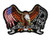 Pow Mia Eagle Embroidered Patch | Small All Gave Some US Flag Iron On | - by Nixon Thread Co. (5")