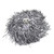 Cheerleading Plastic Ring Pom Poms Cheerleading Poms Silver 1 Pair