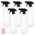 HATOKU 5 Pack, 16oz Empty Plastic Spray Bottles with Trigger Sprayers, Fine Mist Adjustable Nozzle for Cleaning Solutions, Plants, Essential Oils, Pets, Commercial with Funnel and Labels