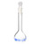 Volumetric Flask, 25ml - Class A, ASTM - Tolerance ±0.030 ml - Glass Stopper - Single, Blue Graduation - Eisco Labs