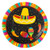 amscan Fun Fiesta Dessert Plates
