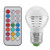 Light Bulb- Multi Color Light 3W E27 Socket RGBW LED 16 Multi-Color Changing Light Bulb Lamp with Remote Controller