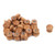 Tulead Natural Wood Grain Furniture Knobs Wood Cabinet Knobs Drawer Dresser Pull Handles Cupboard Pull Knobs 22x22mm,20pcs with Mounting Screws