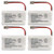 BP-446 BT-446 BT-1005 Cordless Phone Battery 800MAH For Uniden, Bulk Packaging) Pack of 4