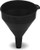 Lumax LX-1606 Black 2 Quart/4 Pint Plastic Funnel