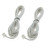 uxcell 5M RJ11 6P2C Modular Telephone Modem Extension Cord Cable Wire 2pcs