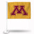 NCAA Minnesota Golden Gophers Car Flag, Yellow, with White Pole